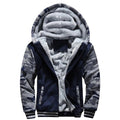 Men’s Camouflage Hooded Winter Jacket product view 8