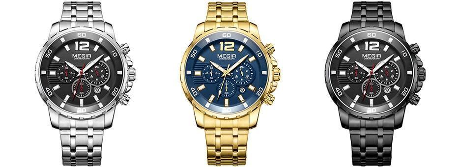 Stevvex Men's Quartz Chronograph Business Watch – product image 19