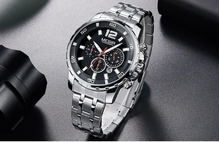 Stevvex Men's Quartz Chronograph Business Watch – product image 20