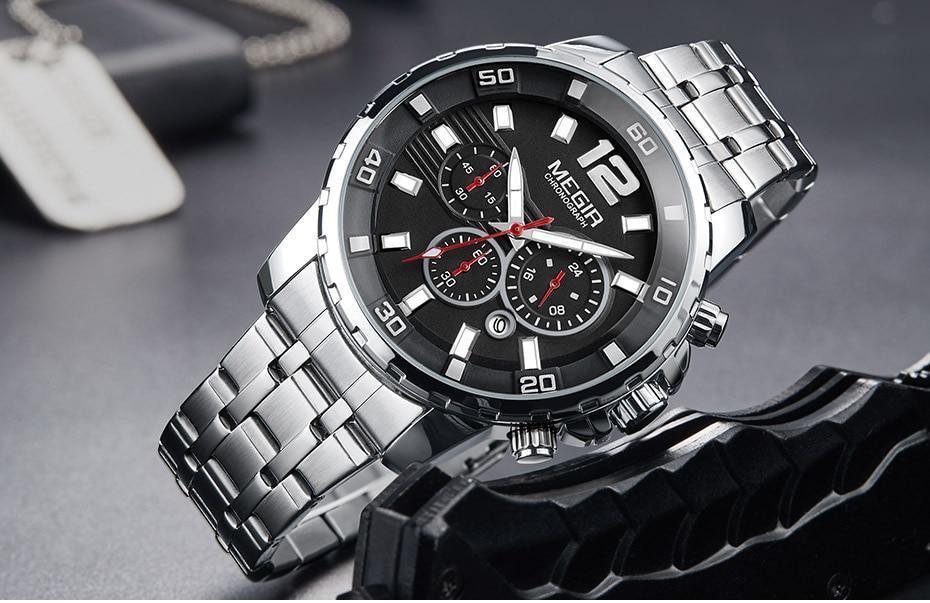 Stevvex Men's Quartz Chronograph Business Watch – product image 8
