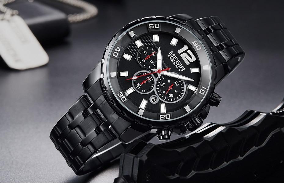 Stevvex Men's Quartz Chronograph Business Watch – product image 15