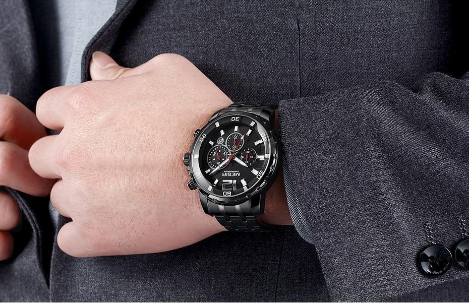 Stevvex Men's Quartz Chronograph Business Watch – product image 13