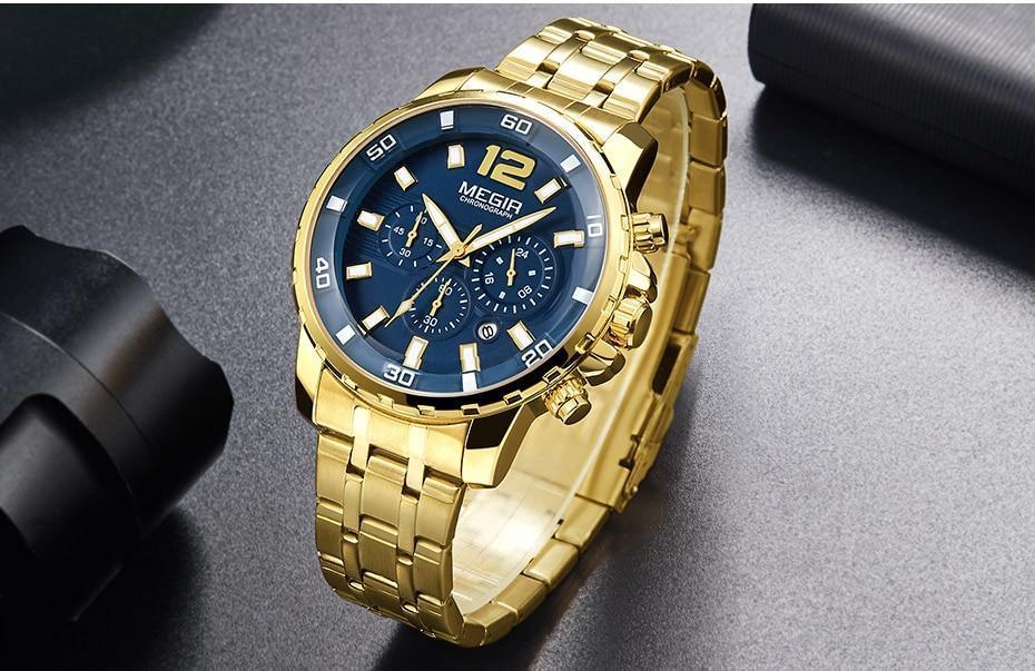 Stevvex Men's Quartz Chronograph Business Watch – product image 3