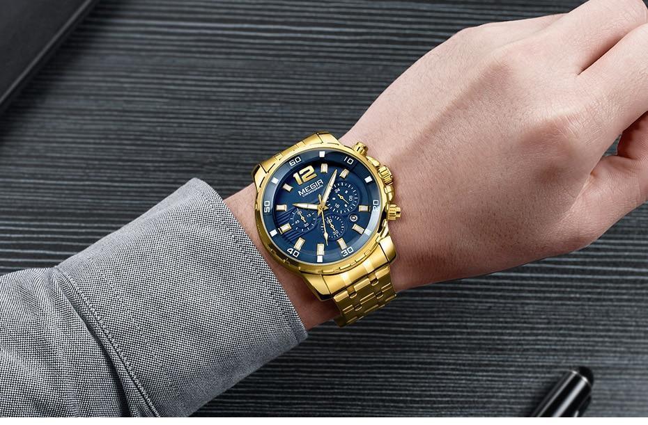 Stevvex Men's Quartz Chronograph Business Watch – product image 17