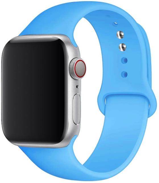 Silicone Watch Bands Compatible with Select Apple Watch Models – product view 27