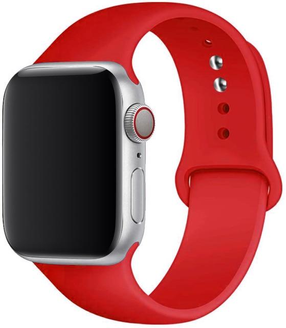 Silicone Watch Bands Compatible with Select Apple Watch Models – product view 2