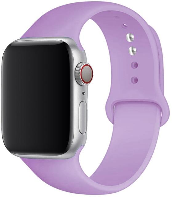 Silicone Watch Bands Compatible with Select Apple Watch Models – product view 56