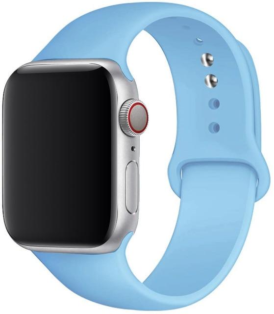 Silicone Watch Bands Compatible with Select Apple Watch Models – product view 46