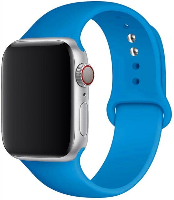 Silicone Watch Bands Compatible with Select Apple Watch Models – product view 4