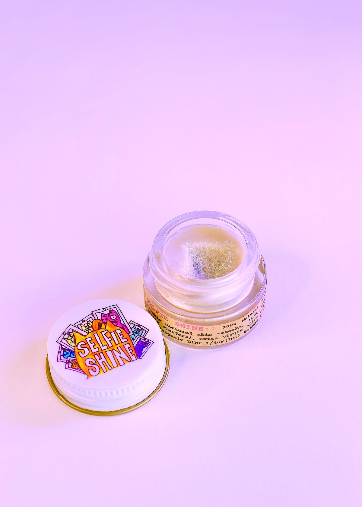 Plant Makeup Selfie Shine clear shimmer balm