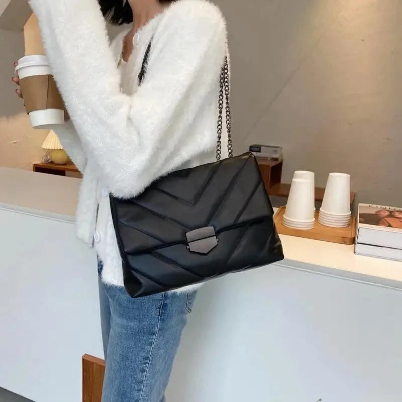 Women’s embroidered PU leather crossbody bag detail view 11