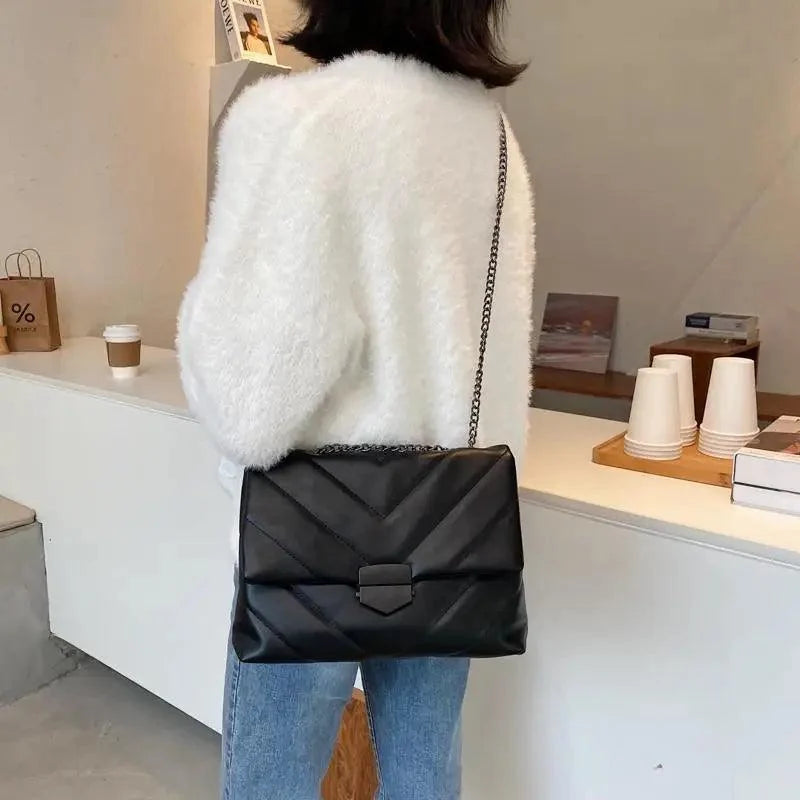 Women’s embroidered PU leather crossbody bag detail view 13
