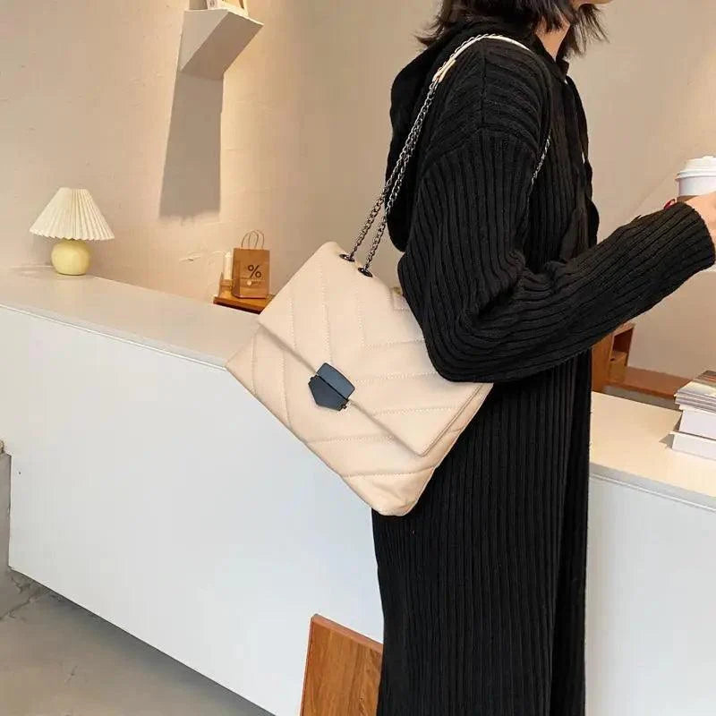 Women’s embroidered PU leather crossbody bag detail view 22