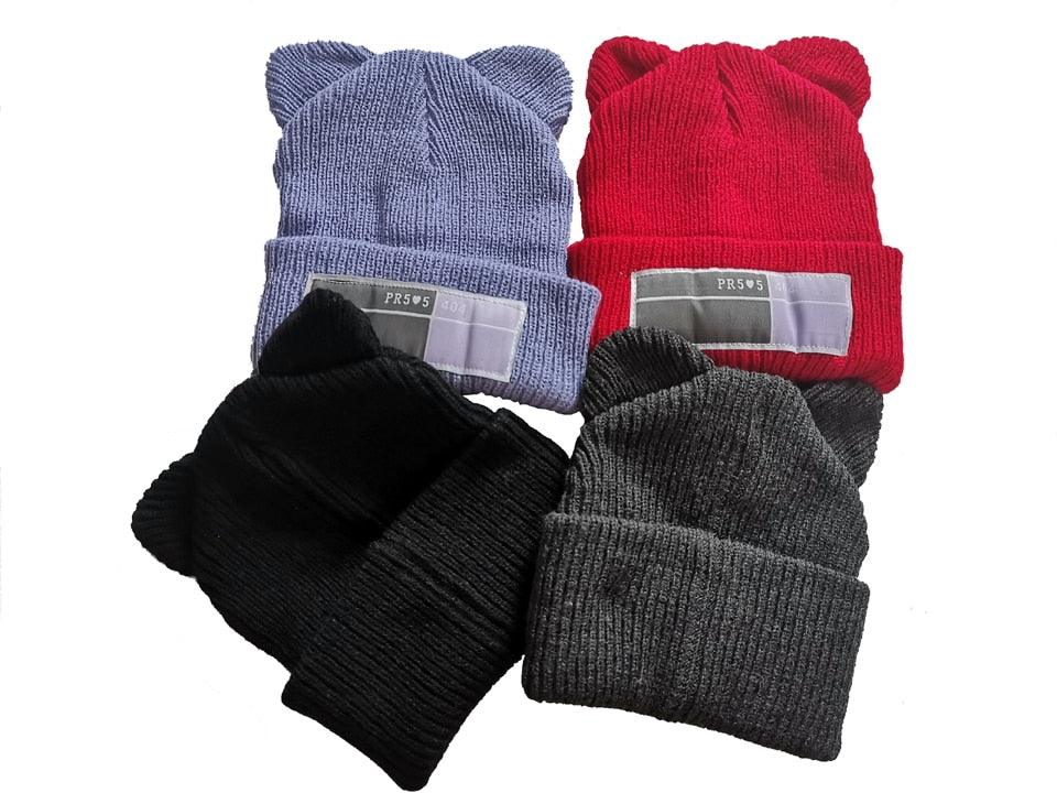 Women’s double-pom cable-knit beanie by Stevvex – view 25